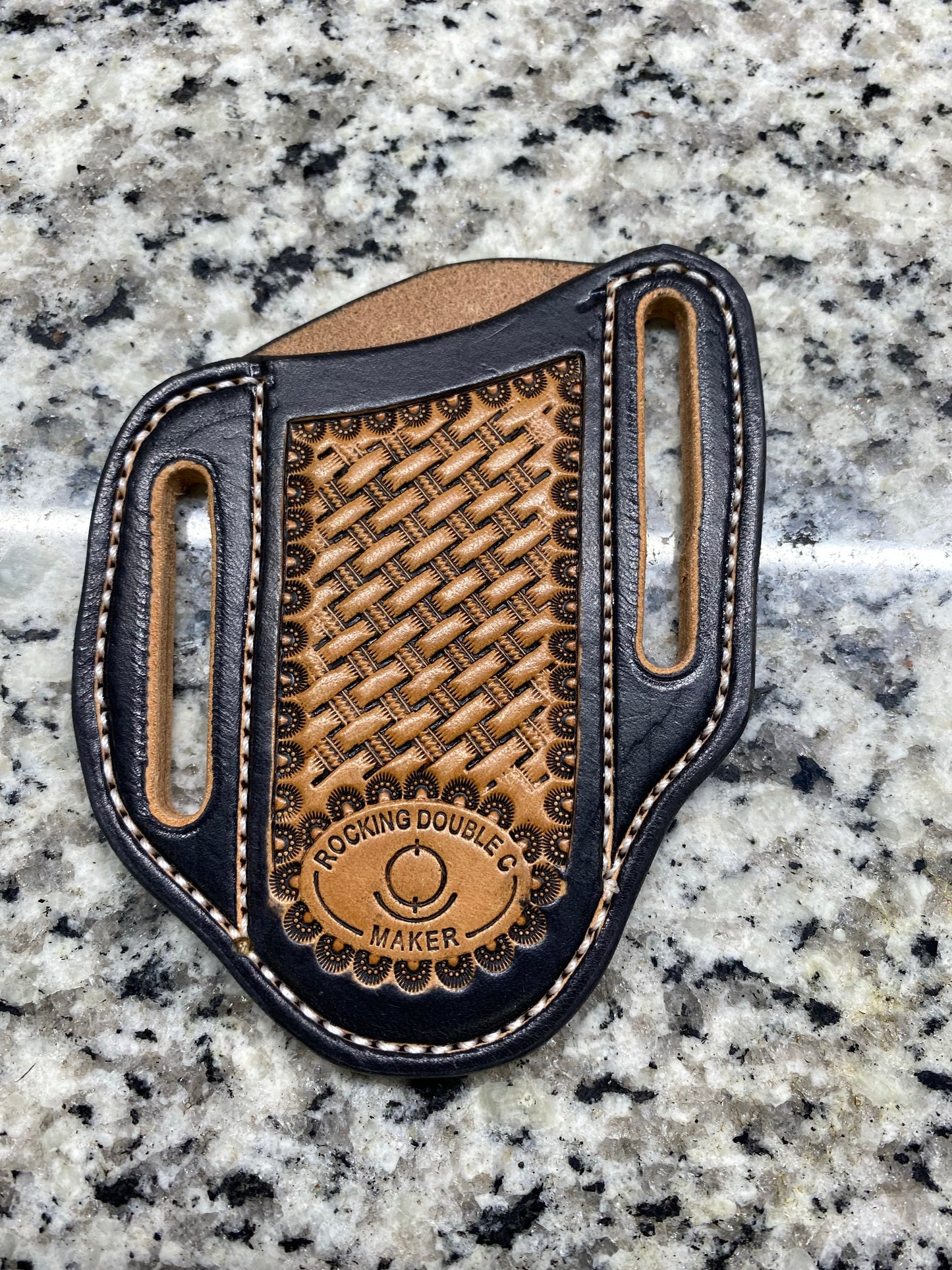 Knife Sheath- Large Basket Weave