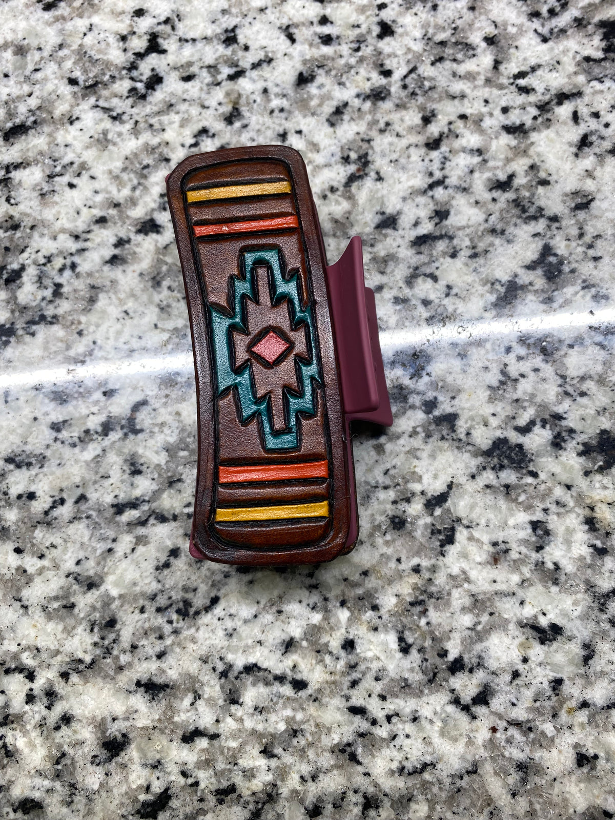 Aztec Claws Aztec Claw Clip - Large – RockingDoubleCLeather