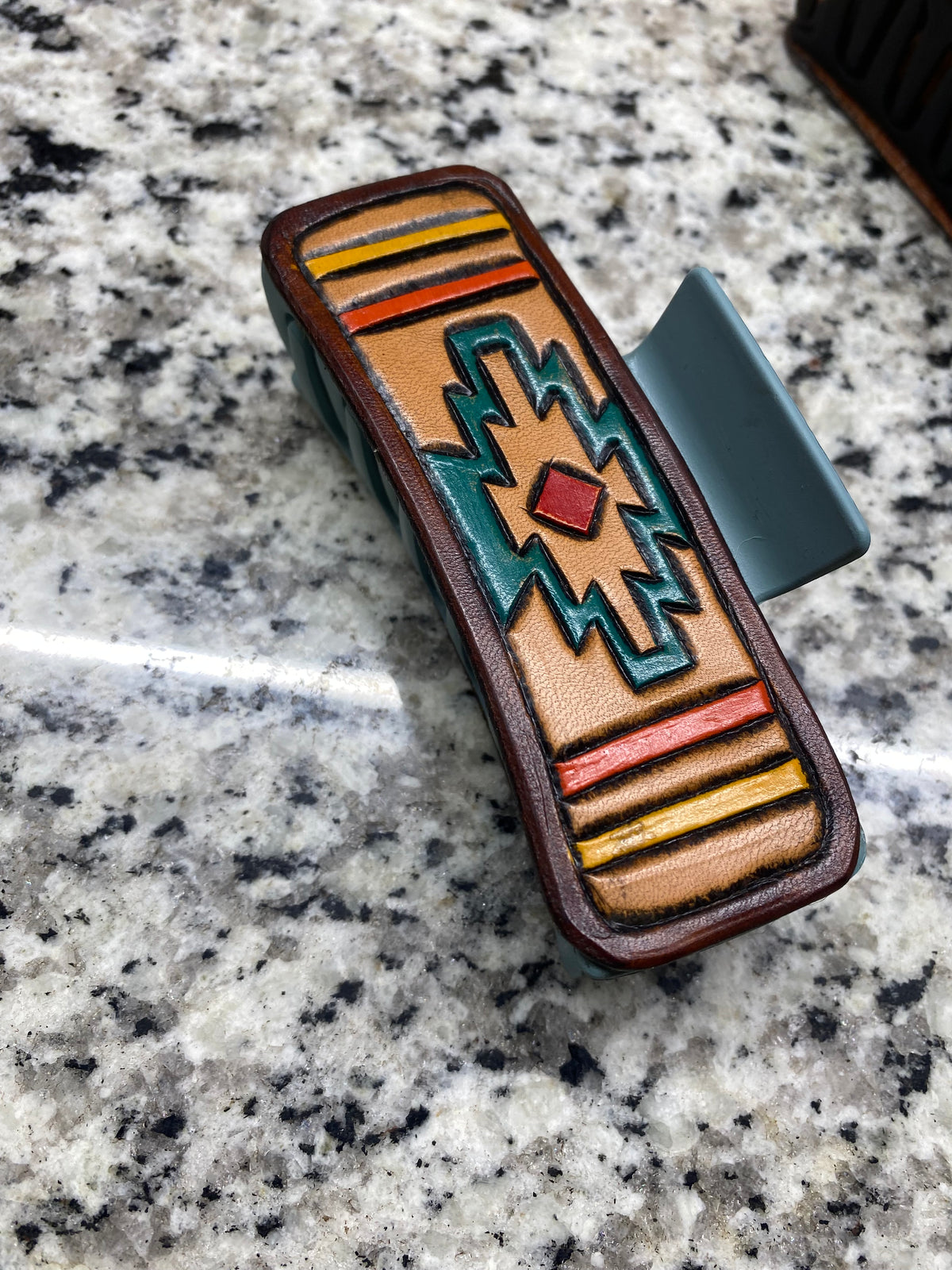 Aztec Claws Aztec Claw Clip - Large – RockingDoubleCLeather