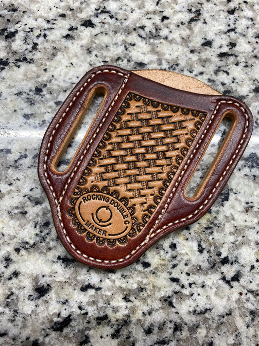 Knife Sheath- Large Basket Weave