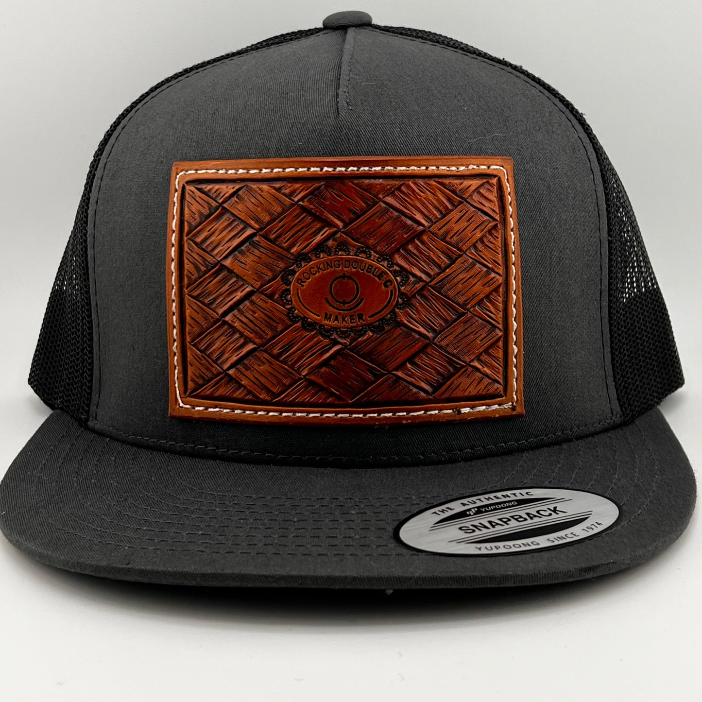 Tooled Rocking Double C Hat